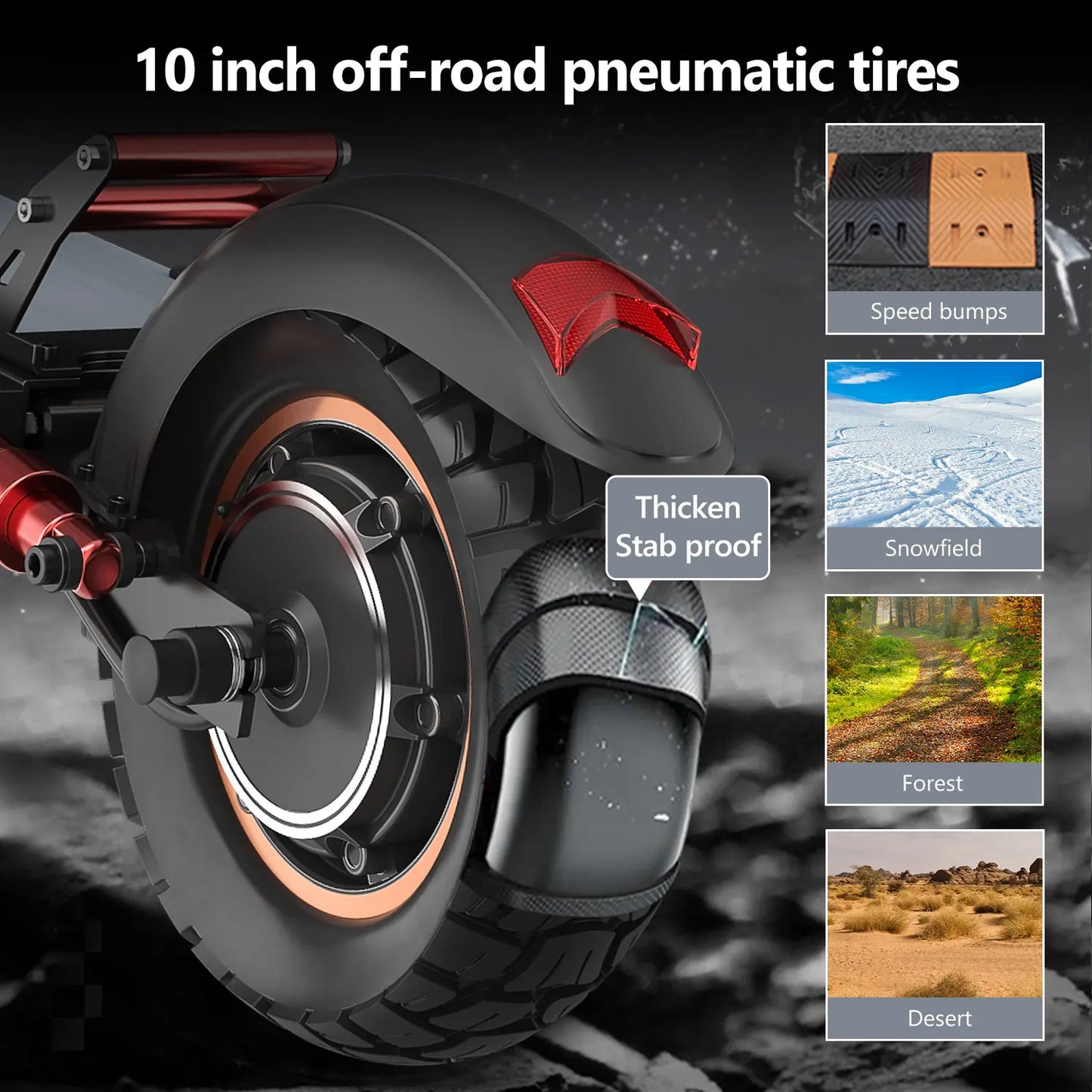 Electric Scooter 800W Motor 25MPH 20-30KM Range 12.5Ah Battery 10 Inch Tire Folding E Scooter Multiple Suspension Dual Braking
