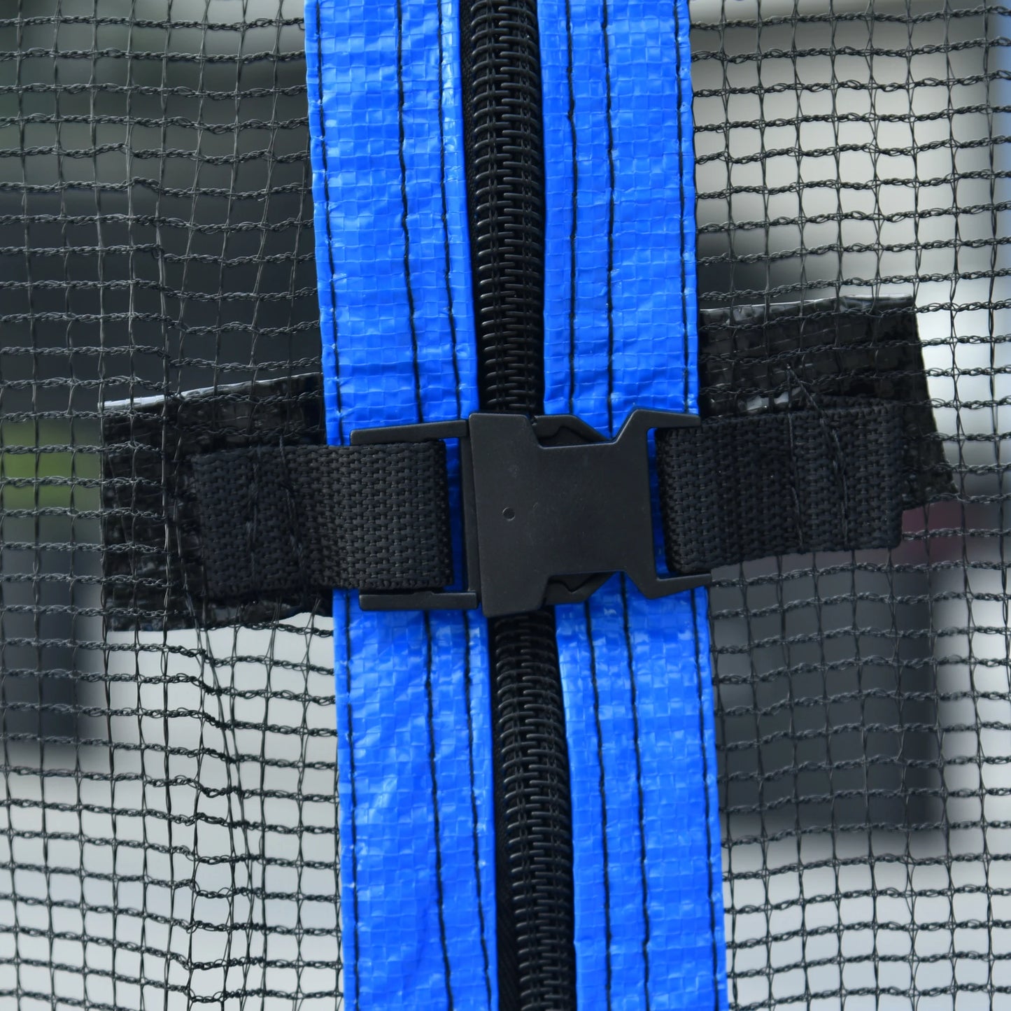 14FT Trampoline With Backboard Outdoor Pumpkin Trampoline With Enclosure Net And Ladder For Kids Teens And Adults